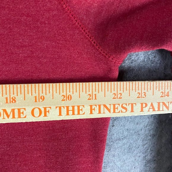 21 Men Sweatshirt Large Men's Pullover Red Cotton Blend Adults L - Picture 5 of 8